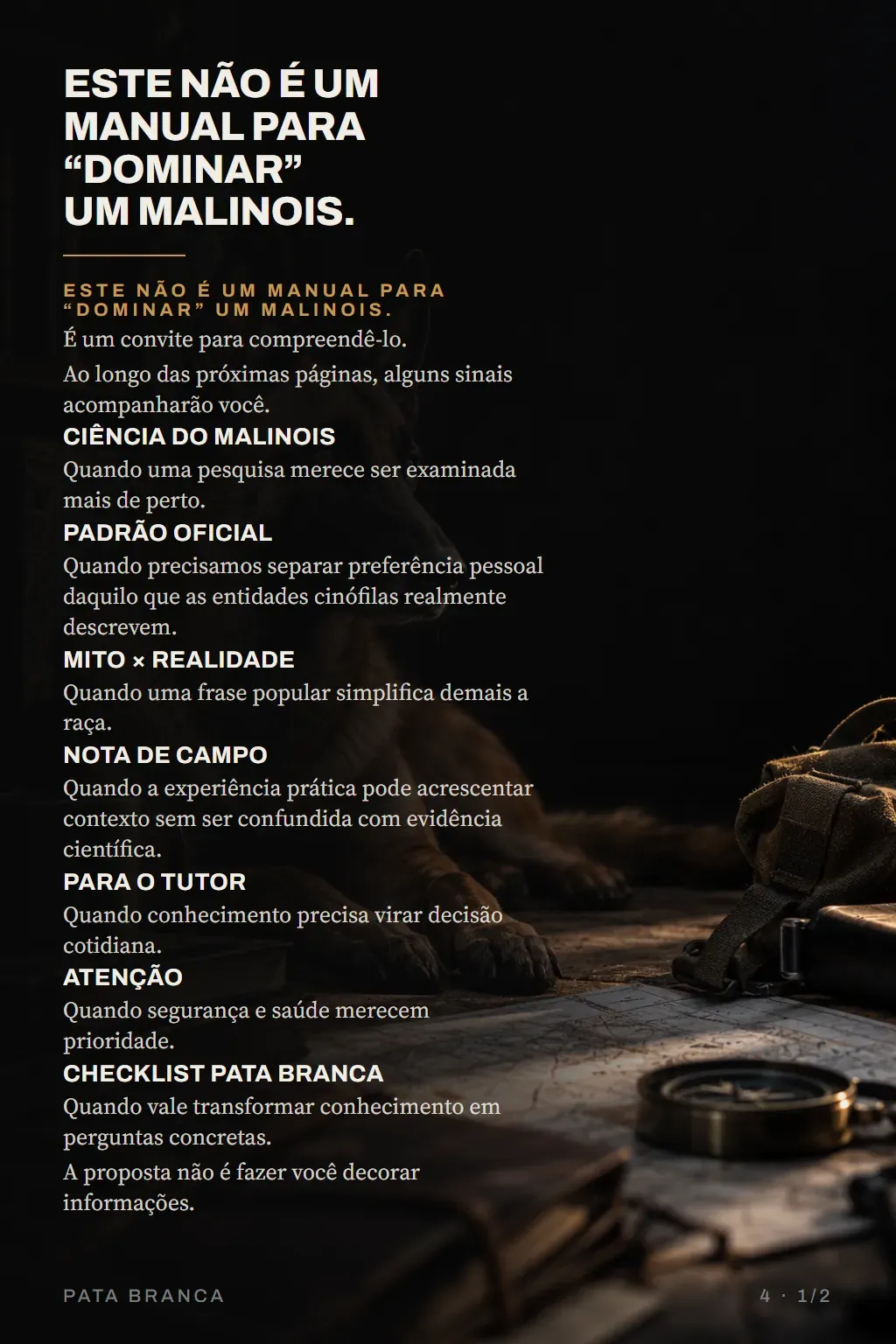 Página do guia: Como ler este guia — os oito tipos de caixa editorial.